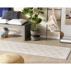 Beliani KADAYAL - Loper - Beige - 60 x 200 cm - Polyester