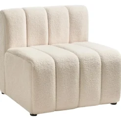 Leen Bakker KAGE - Fauteuil - Lichtbeige - Bouclé