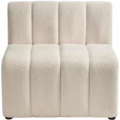 Leen Bakker KAGE - Fauteuil - Lichtbeige - Bouclé