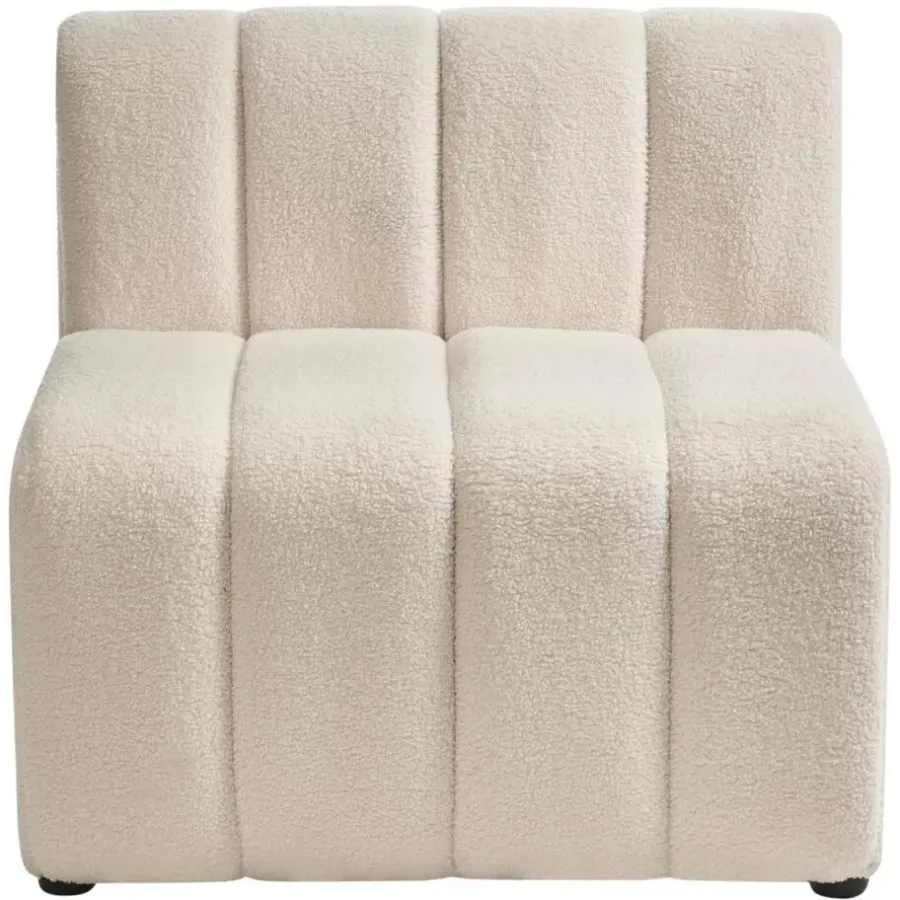 Leen Bakker KAGE - Fauteuil - Lichtbeige - Bouclé