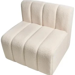 Leen Bakker KAGE - Fauteuil - Lichtbeige - Bouclé