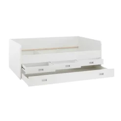 Twijfelaars-Emob Kajuitbed Arkea 120x200 met 3 lades - wit