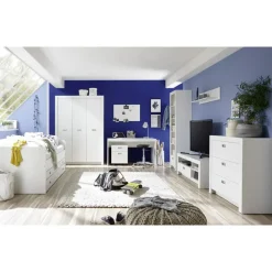 Twijfelaars-Emob Kajuitbed Arkea 120x200 met 3 lades - wit