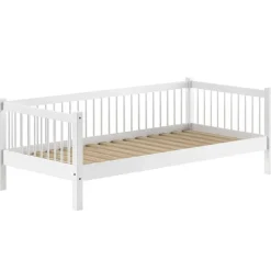 Vipack Kajuitbed Forrest 90x200 cm - massief beukenhout - wit