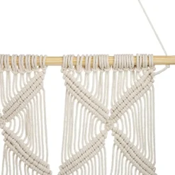 Wandkleden-Beliani KALADY - Wanddecoratie - Beige - Katoen