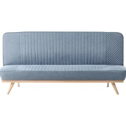 Slaapbanken|Slaapbanken-Leen Bakker KALFAFELL - Slaapbank - Blauw - Polyester