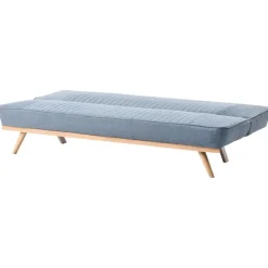 Slaapbanken|Slaapbanken-Leen Bakker KALFAFELL - Slaapbank - Blauw - Polyester
