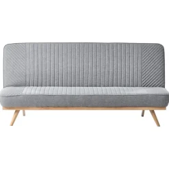 Leen Bakker KALFAFELL - Slaapbank - Donkergrijs - Polyester