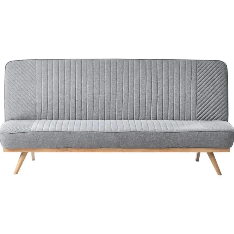Leen Bakker KALFAFELL - Slaapbank - Donkergrijs - Polyester