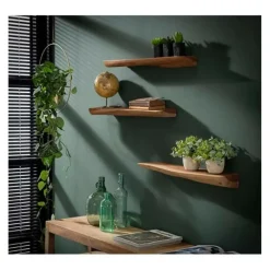Wandplanken-Kalfort Wandplank Davis set van 3 planken - 13x60x4 cm