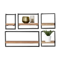 Wandrekken-Kalfort Wandrek industrieel Stockton 5 30x25x30cm