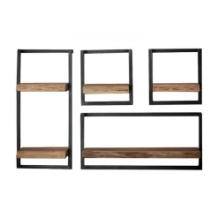 Wandrekken-Kalfort Wandrek industrieel Stockton 4 - 25x65x65 cm