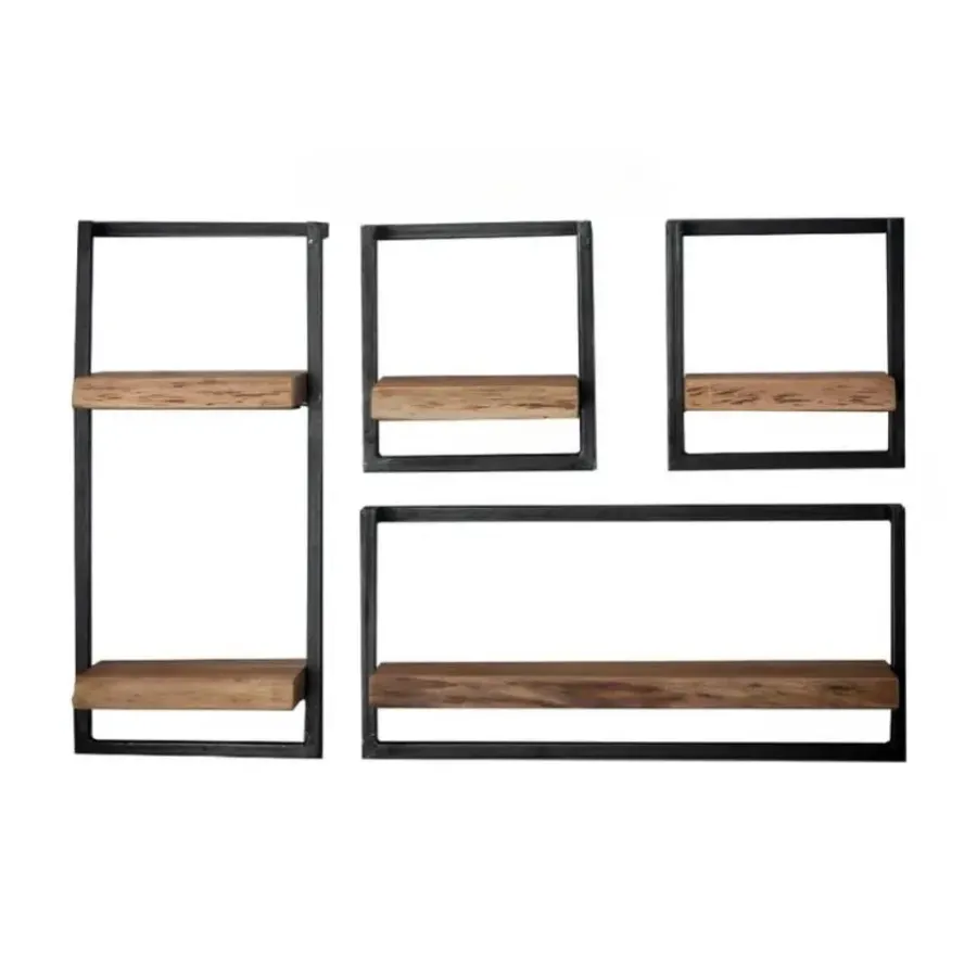 Wandrekken-Kalfort Wandrek industrieel Stockton 4 - 25x65x65 cm