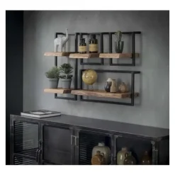 Wandrekken-Kalfort Wandrek industrieel Stockton 4 - 25x65x65 cm