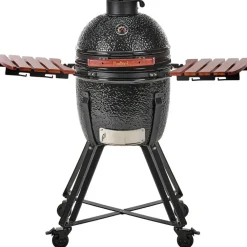 Leen Bakker KAMADO - Houtskoolgrill - Zwart - Keramiek
