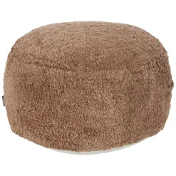 Poefen-Beliani KANDHKOT - Poef - Bruin - 50 x 35 - Katoen