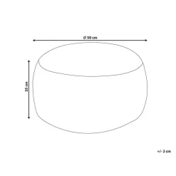 Poefen-Beliani KANDHKOT - Poef - Bruin - 50 x 35 - Katoen
