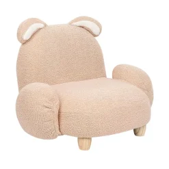 Beliani KANNA - Kinderstoel - Beige - Nepbont