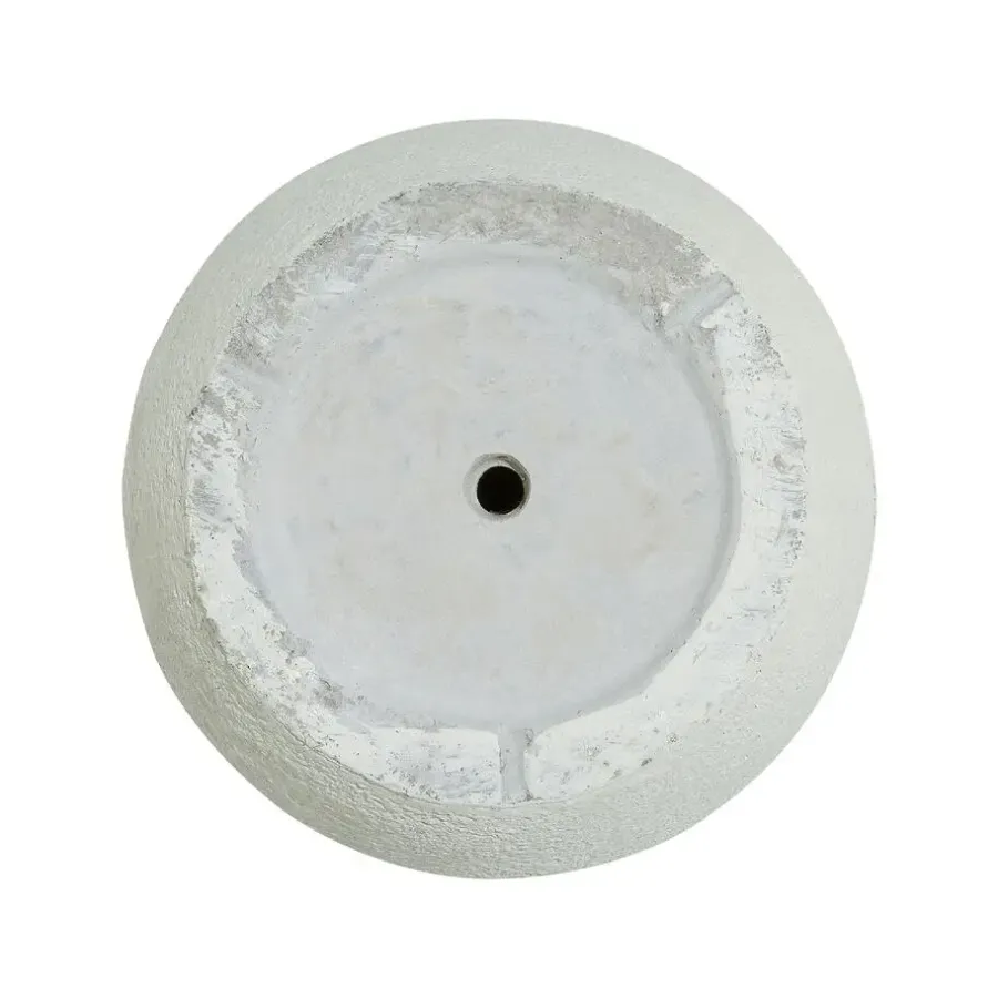 Beliani KANNIA - Bloempot - Wit - 55 cm - Klei-vezelmengsel