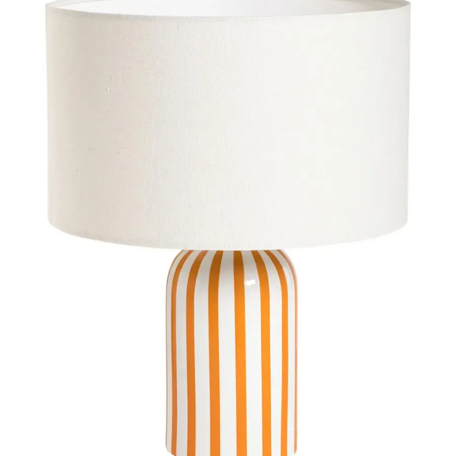 Lampenkappen-Leen Bakker Kap Cilinder Rae - off-white - Ø33x20 cm