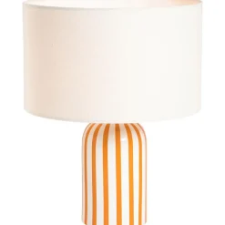 Lampenkappen-Leen Bakker Kap Cilinder Rae - off-white - Ø33x20 cm
