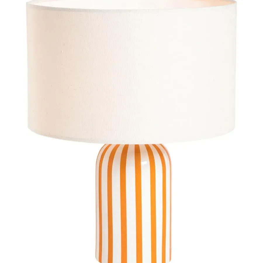 Lampenkappen-Leen Bakker Kap Cilinder Rae - off-white - Ø33x20 cm