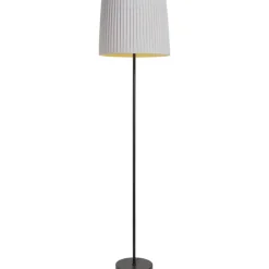 Lampenkappen-Leen Bakker Kap Flore - grijs - 35xØ45 cm