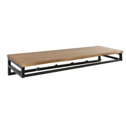 Kapstokken-Dimehouse Kapstok Henry acaciahout 6 haken - 35x100x17 cm - Hout - Bruin