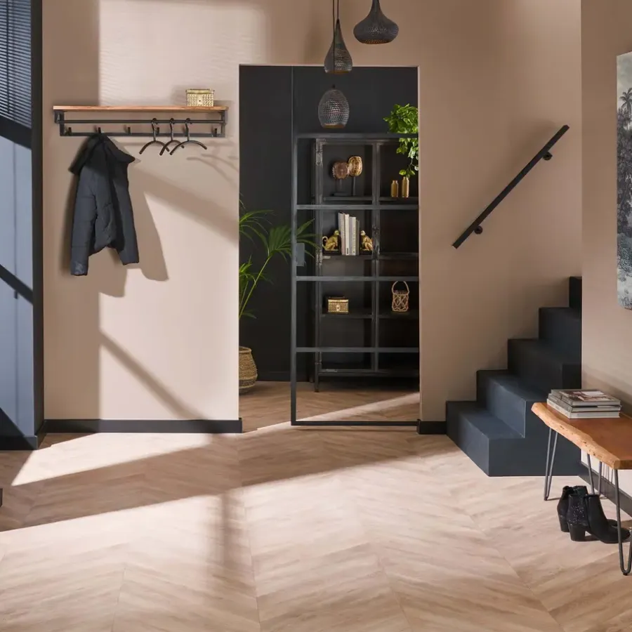 Kapstokken-Dimehouse Kapstok Henry acaciahout 6 haken - 35x100x17 cm - Hout - Bruin