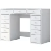 Arabic House Kaptafel Wit Hout - 120x44,5x81,6cm - Beyas