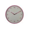 Karlsson - Wandklok Lined Numbers - Helderroze- Ø40cm