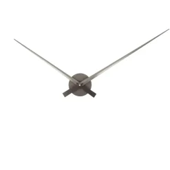 Klokken-Karlsson - Wandklok Little Big Time Metallic - Metallic dark grey- Ø77,5cm