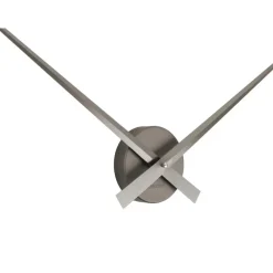 Klokken-Karlsson - Wandklok Little Big Time Metallic - Metallic dark grey- Ø77,5cm