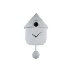 Klokken-Karlsson - Wandklok Modern Cuckoo Metallic - Metallic silver