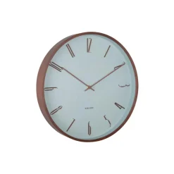 Klokken-Karlsson - Wandklok Scandia - Mistige blauw- Ø40cm