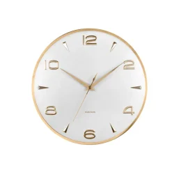 Klokken-Karlsson - Wandklok Sienna Glow - Wit- Ø40,6cm