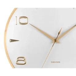 Klokken-Karlsson - Wandklok Sienna Glow - Wit- Ø40,6cm