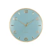 Klokken-Karlsson - Wandklok Sienna Glow - Mistige blauw- Ø40,6cm