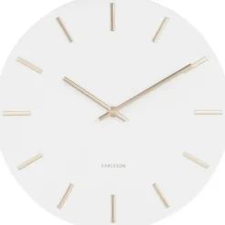 Klokken-Karlsson wandklok Charm steel
