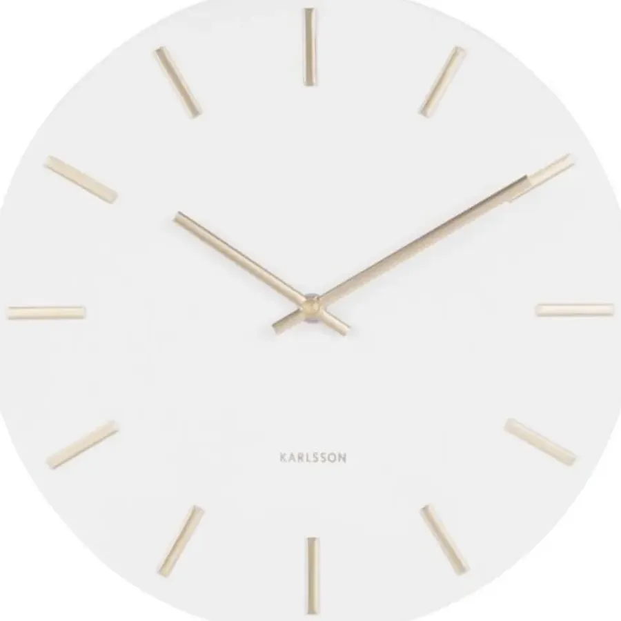 Klokken-Karlsson wandklok Charm steel