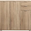 Dressoirs-Leen Bakker Kast Alaska - eikenkleur - 101x107x35 cm
