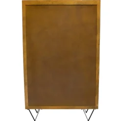 Giga Meubel Kast Donkerbruin Mangohout - 110x40x180 - Metaal - Ubud