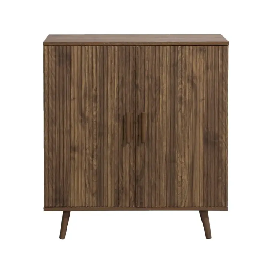 Leen Bakker Kast Imre - walnoot - 88x80x40 cm
