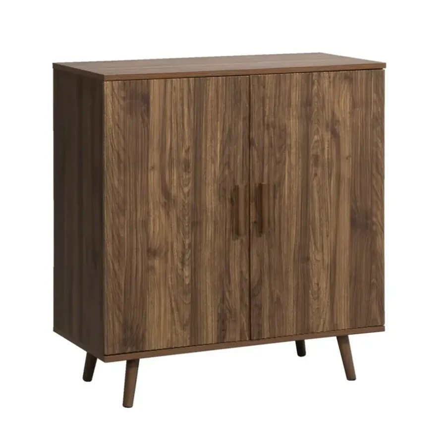 Leen Bakker Kast Imre - walnoot - 88x80x40 cm
