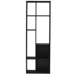 Wandkasten-Leen Bakker Kast Kenzi - zwart - 177x59x38 cm