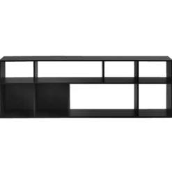 Wandkasten-Leen Bakker Kast Kenzi - zwart - 177x59x38 cm