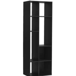 Wandkasten-Leen Bakker Kast Kenzi - zwart - 177x59x38 cm