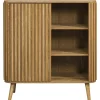 Wandkasten-Leen Bakker Kast Patrick - naturel - 100x90x40 cm