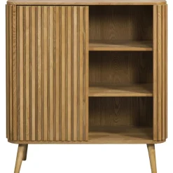 Wandkasten-Leen Bakker Kast Patrick - naturel - 100x90x40 cm