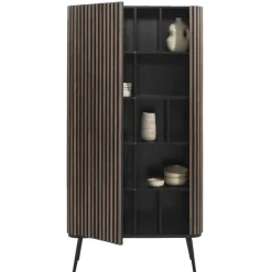 Wandkasten-Leen Bakker Kast Patrick - walnoot - 180x90x40 cm